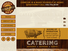 Tablet Screenshot of johnnysbarbq.com